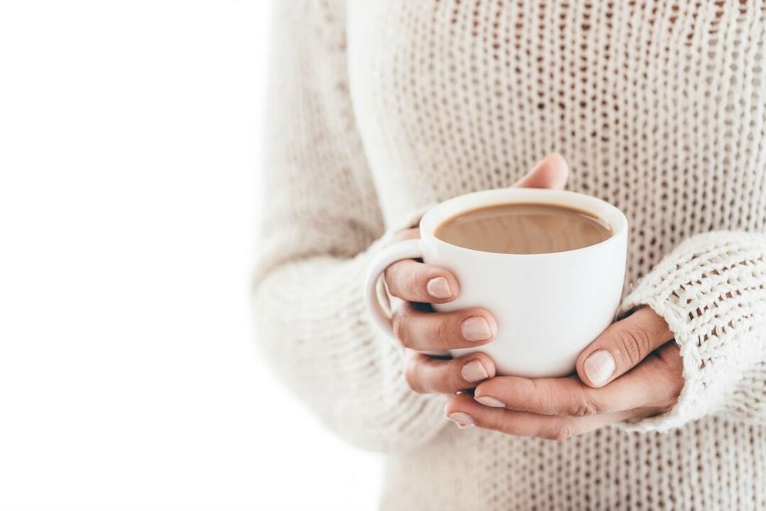 Um copo com café ceto para perda de peso