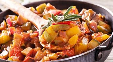 ensopado de legumes para gota
